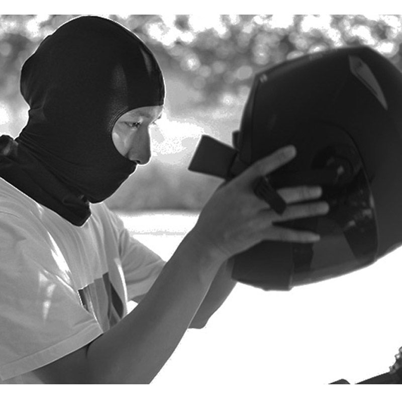 极速摩托车吸汗头套面罩全脸防风晒户外头罩护脸T透气骑行装备头