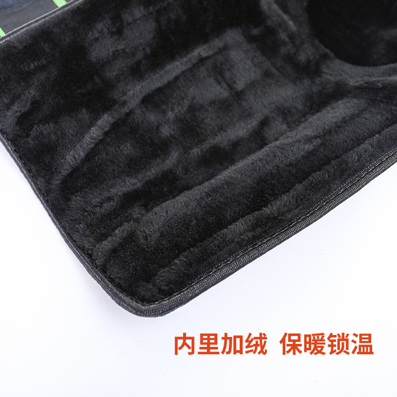 供应冬季摩托车护膝防摔防撞护腿保暖加绒男款加厚硬壳护膝