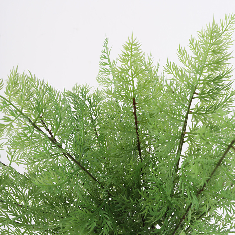 仿真手感青蒿松植物软胶青蒿假绿植软装造景盆栽叶子装饰蕨草枝条