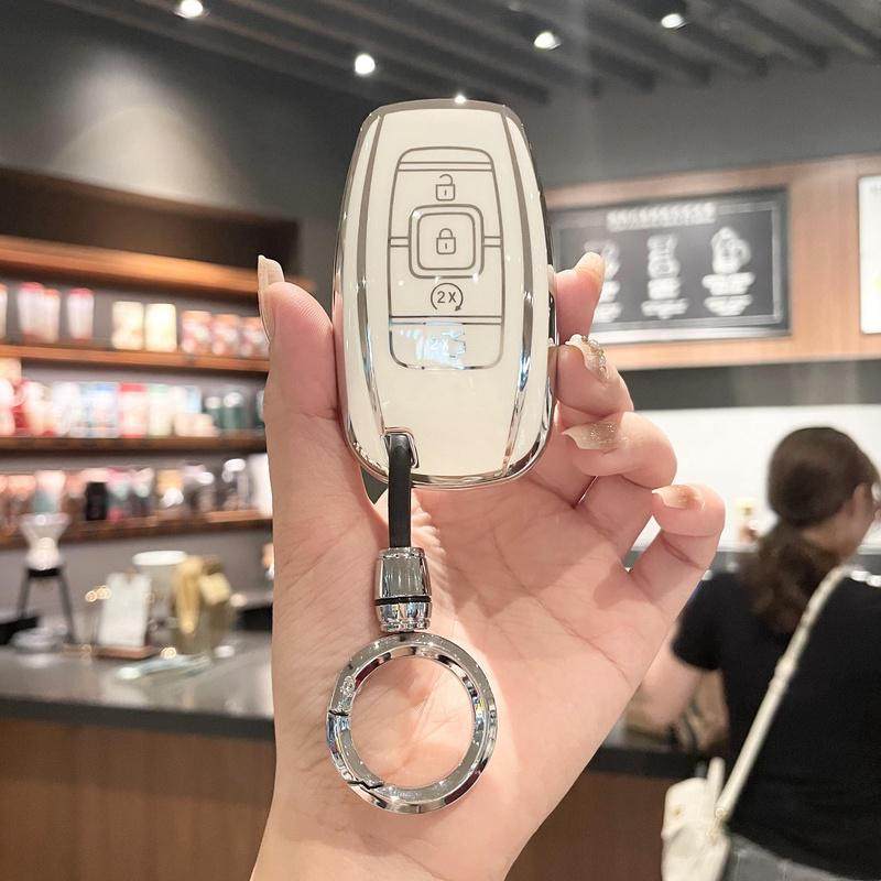 适用林肯大陆MKZ/MKX/MKC领航员航海家17/18/19款车钥匙包套扣壳