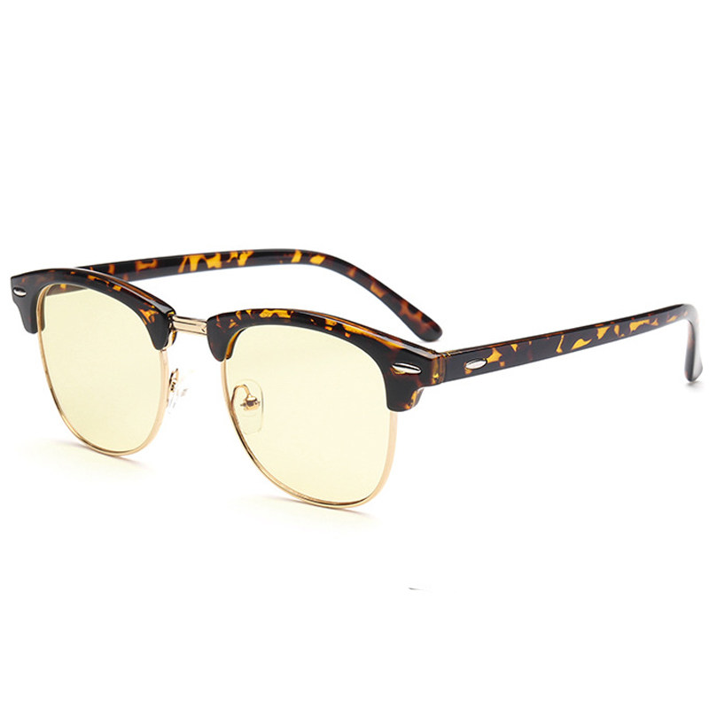 防蓝光防辐e射眼镜黄色镜片平光电脑护目镜玩游戏上网专用保护眼