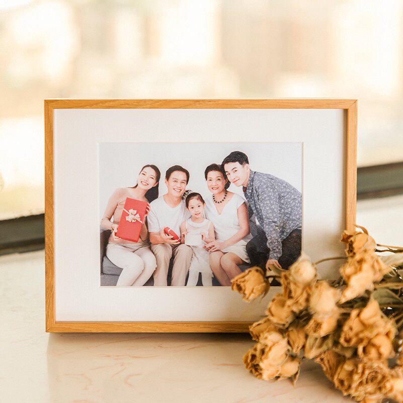 相框摆台照片定制6寸8/10/12简约铝合金相册框洗照片Y创意礼物挂