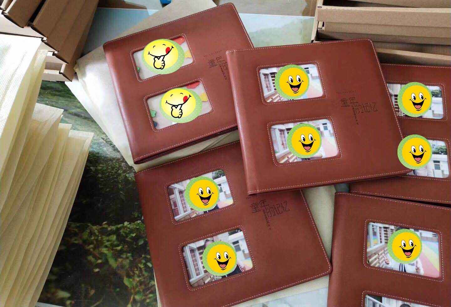 方形PVC硬壳儿童宝宝照片精修幼儿园毕业季纪念新款Y软皮相册制作