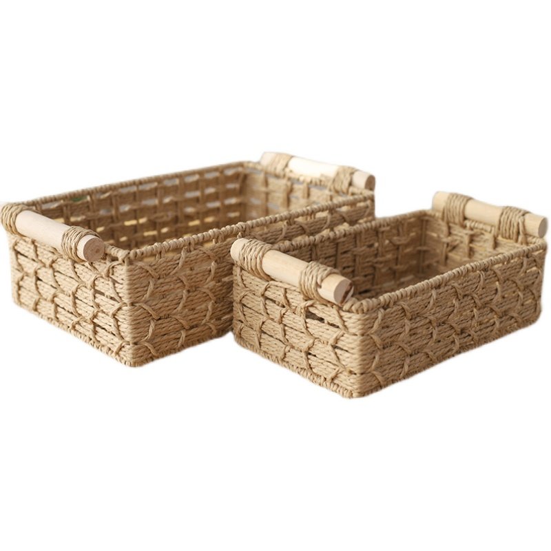 客厅桌面收纳盒可放零食化妆品茶几杂物玄关钥匙收W纳筐简约清新,收纳整理,桌面收纳盒,淘宝优惠券,粉丝福利购,淘宝优惠卷