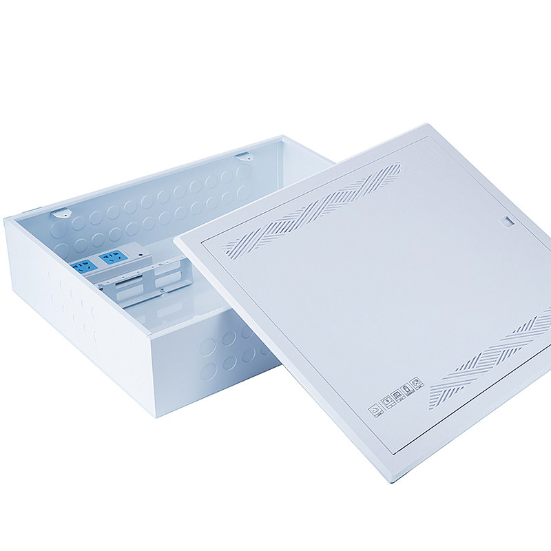 尤立科弱电箱大号500*400家用光纤入户多媒O体信息集线箱暗装加厚