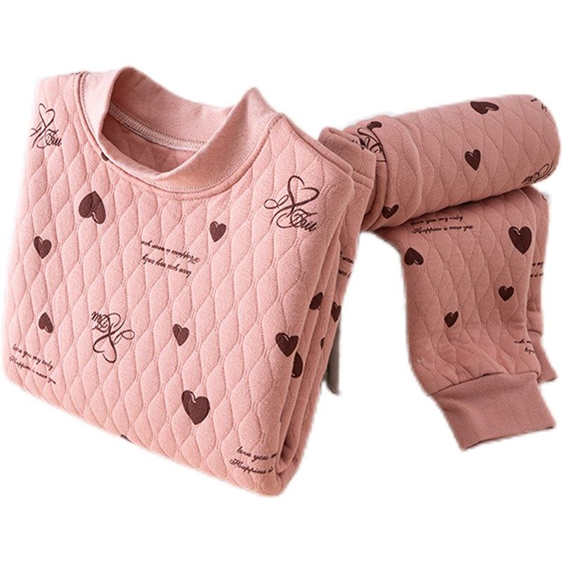 儿童秋衣秋裤三层夹棉男女童加厚保暖内衣套装P全棉中大童纯棉家,童装/婴儿装/亲子装,套装,淘宝优惠券,粉丝福利购,淘宝优惠卷