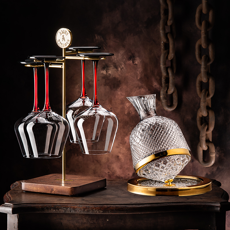 创意红酒杯架挂客厅酒柜高脚杯架倒挂悬挂展示架子V酒柜里的吊杯