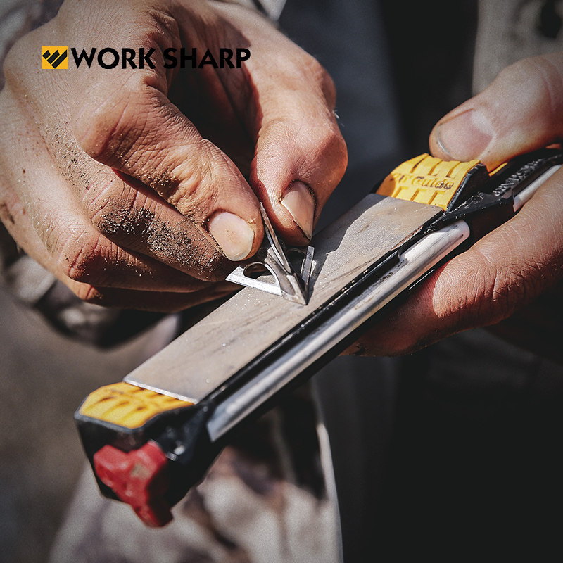 Work Sharp进口磨刀石多功能磨刀棒随身便携磨刀器超细开刃小工具