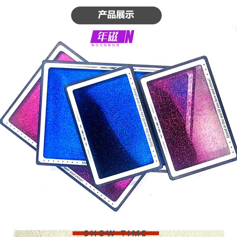 出口彩色动态显磁片磁显片磁极观察片钕磁铁磁路分布检测教具包邮