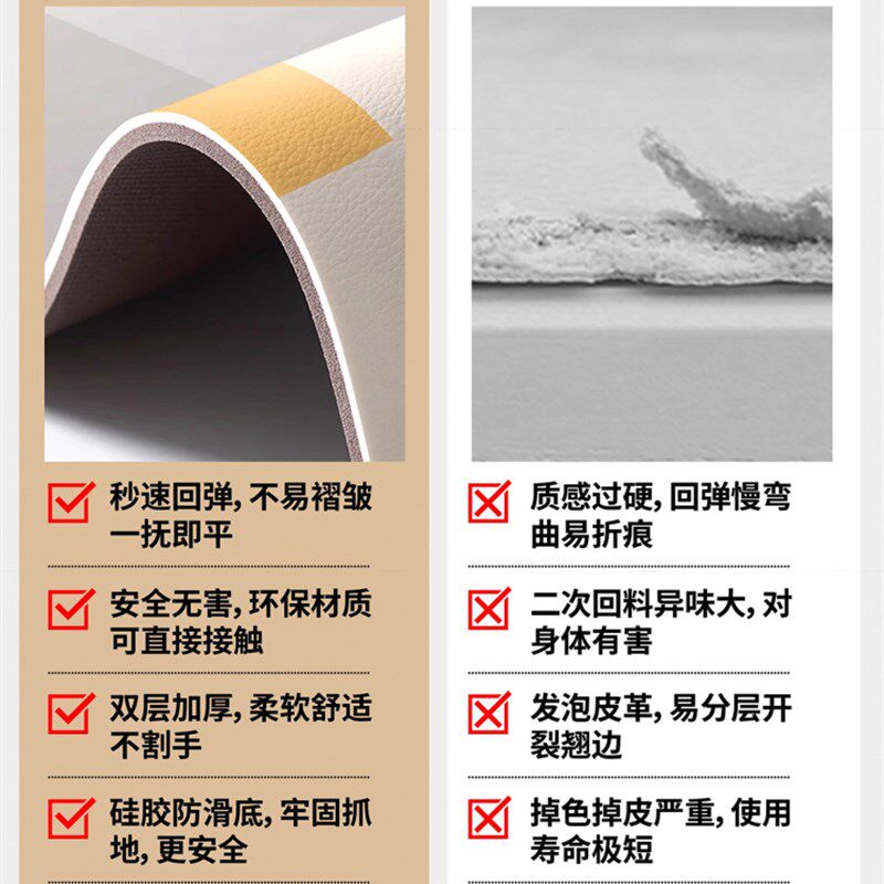 儿童房地毯客厅pvc防水免洗可擦卧室阅读区地垫宝宝爬行玩耍垫子
