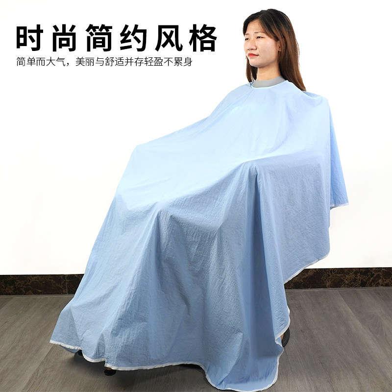理发围布硅胶领亲肤透气不沾发高级美发店专用防水防静电可印店名