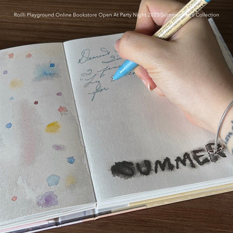 ROILLI SUMMER 夏末笔电保护套装 B6全彩摄影插画手账明信片贴纸