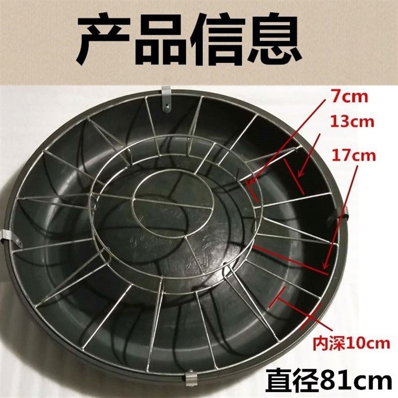专用自动喂猪食槽小猪新品圆盘移动式散养圆桶盆子塑料盆槽子猪仔