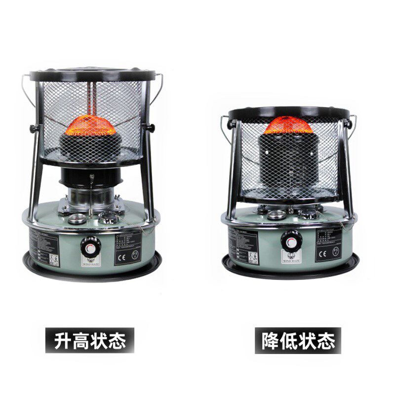 冬天室内取暖炉柴煤两用户外帐篷冰钓手提炉钓鱼烧水做饭烤火炉子