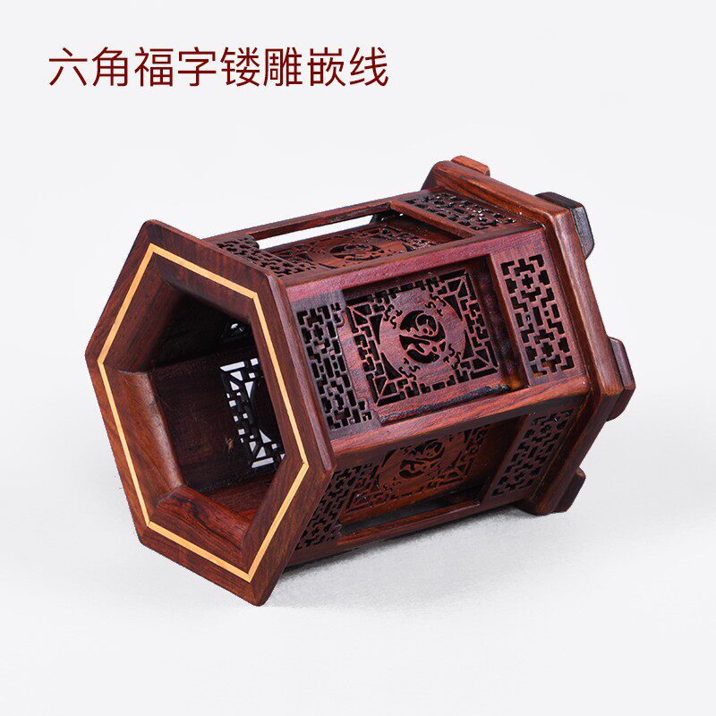 实木雕刻原木复古毛笔筒红酸枝笔筒办公桌笔筒文房四宝书房礼品