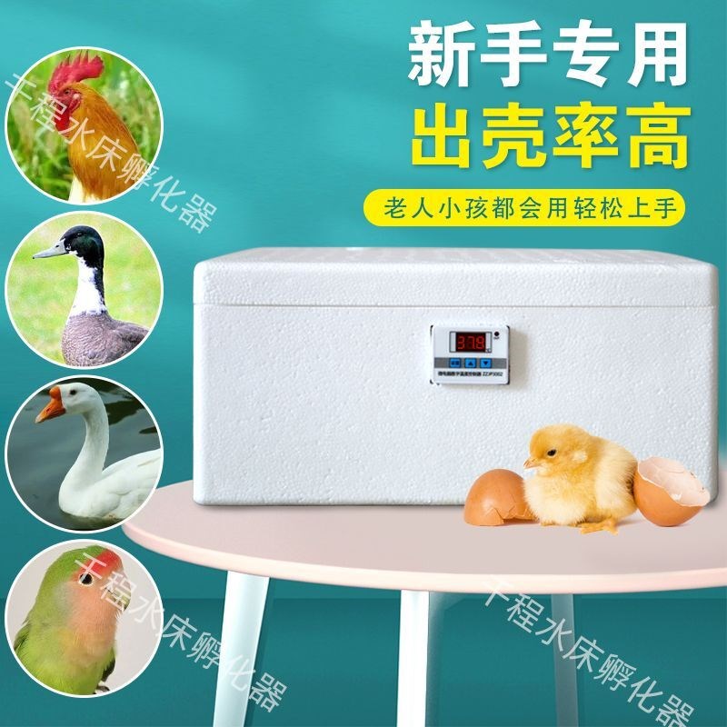 孵化器小型家用迷你孵化机半自动智能鸡鸭鹅鸽蛋保温箱水床孵蛋器