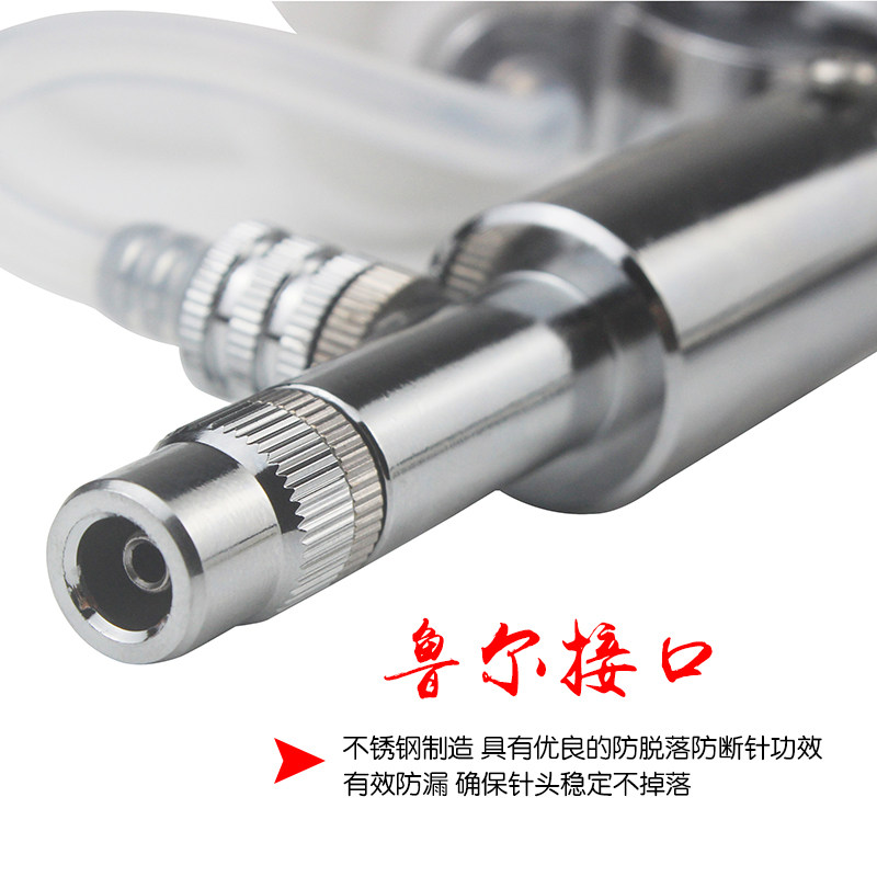 兽用自动可调连续注射器5ml 鸡猪牛羊用金属注射疫苗器不锈钢针筒