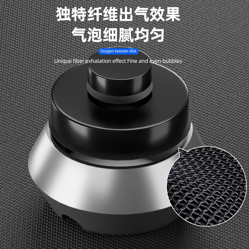 鱼缸气泡石纳米气盘雾化超静音氧气泵增氧泵气石水族空气细化器