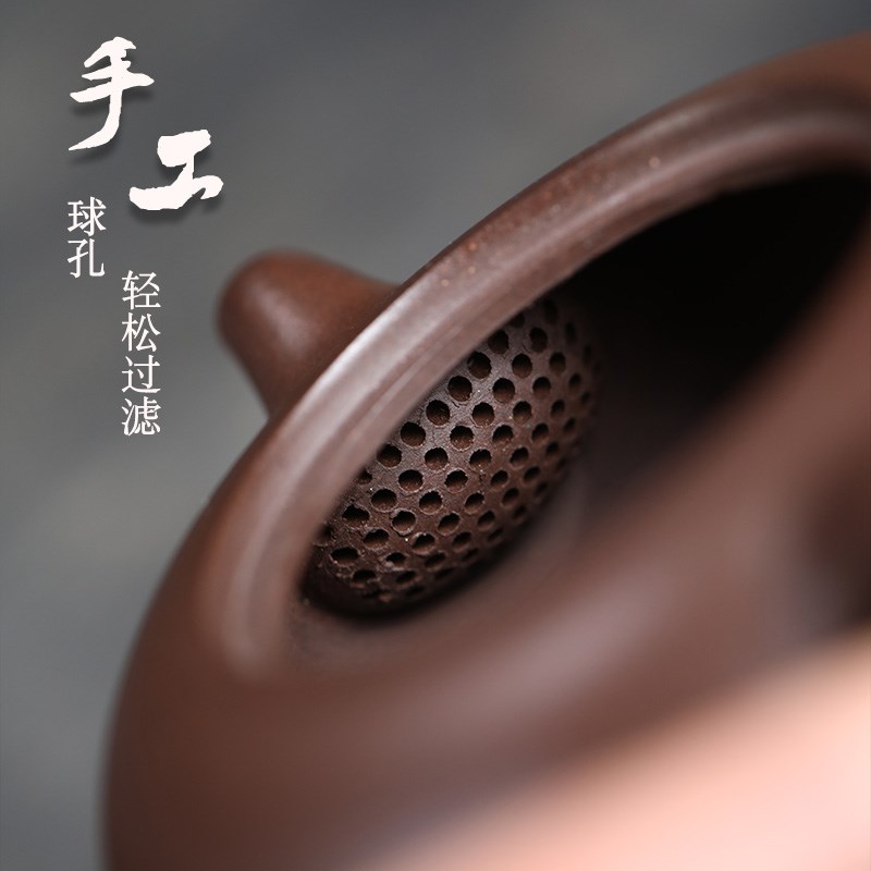 手工紫砂壶 宜兴原矿紫泥瑞兽远望西施泡茶壶家用功夫茶具套装