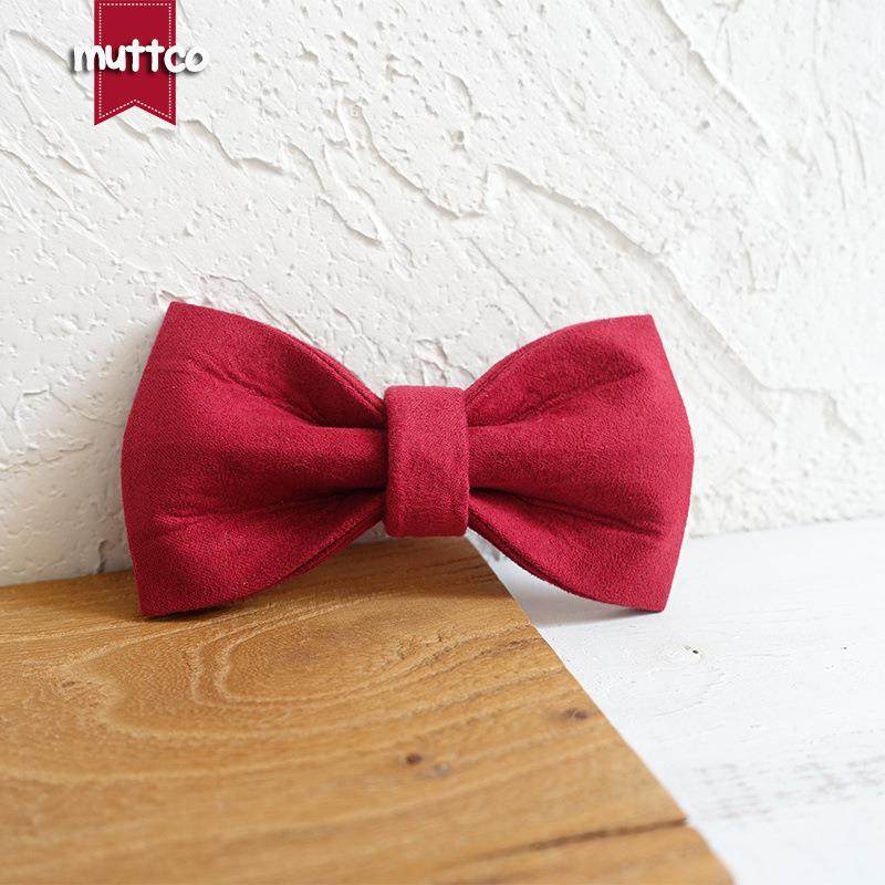 MUTTCO宠物狗狗项圈蝴蝶结 泰迪领带创意配饰饰品领结UBT-020