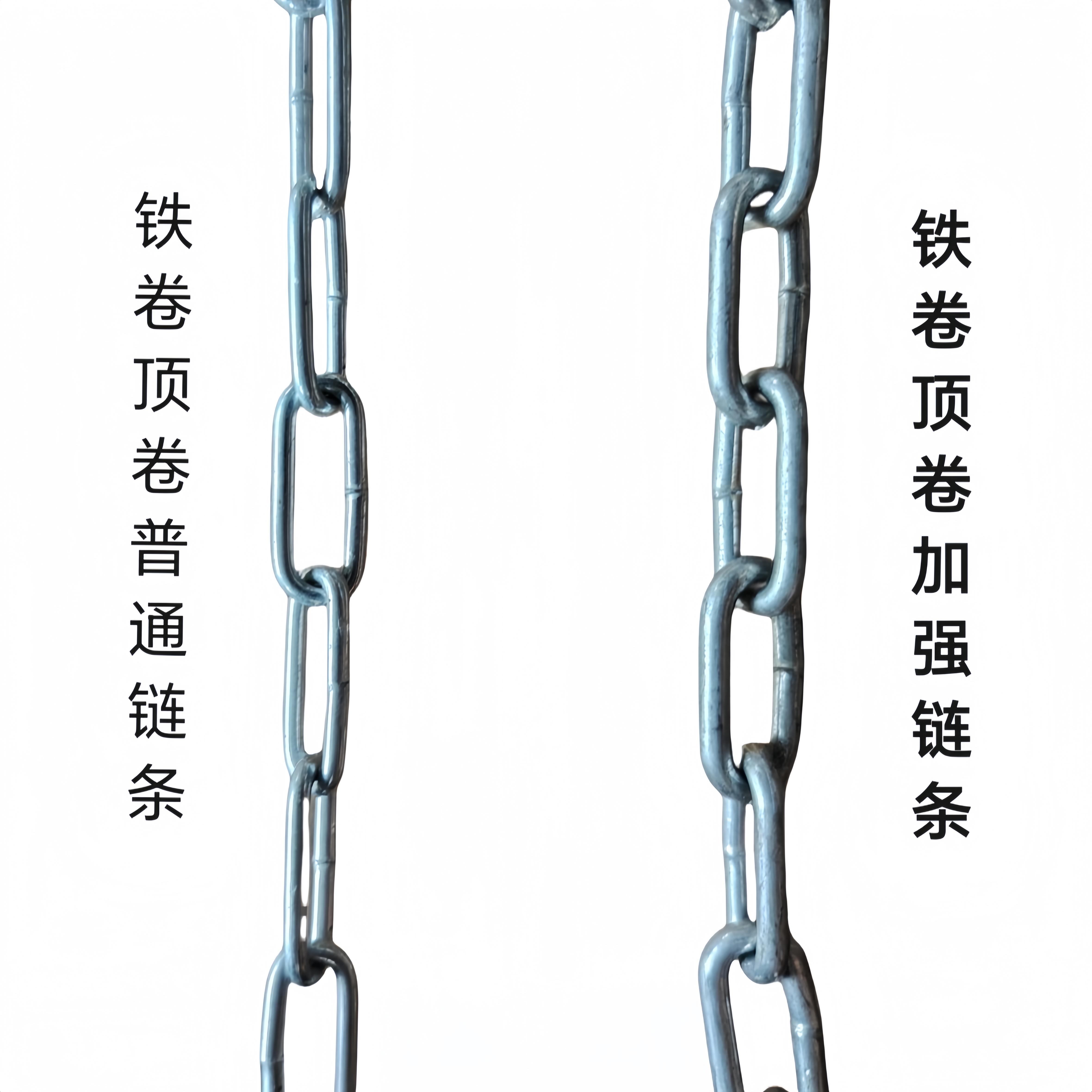 包邮温室大棚配件顶卷卷膜器配件链条镀铝锌链条3.0 3.2长环