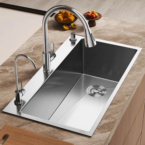 厨房水槽加厚不锈钢洗菜盆大单槽72*38 7439 7540 7641 7843 8245