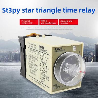 时间继电器St3Py Jzs3Y Hhs5Py星三角降压启动转换延迟继电器