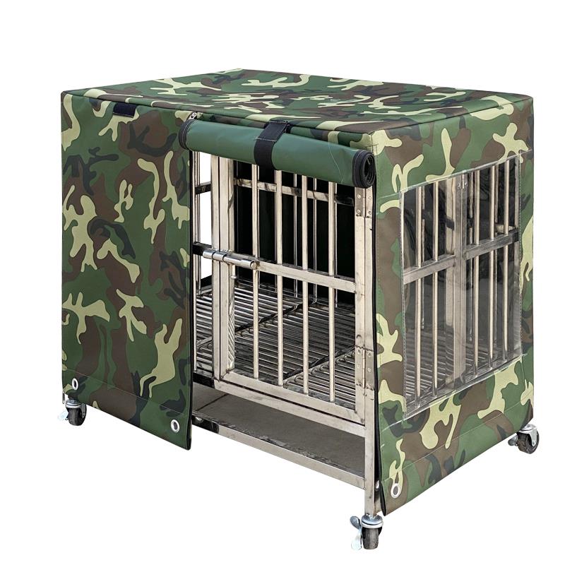 透明窗户600D加厚牛津布防风保暖狗笼罩遮阳防晒抗抓咬狗笼子