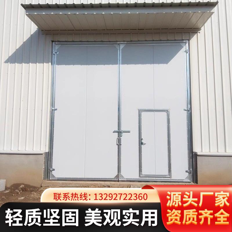 工业推拉门平开夹板门彩钢门重型保温平移门折叠门厂房车间仓库门