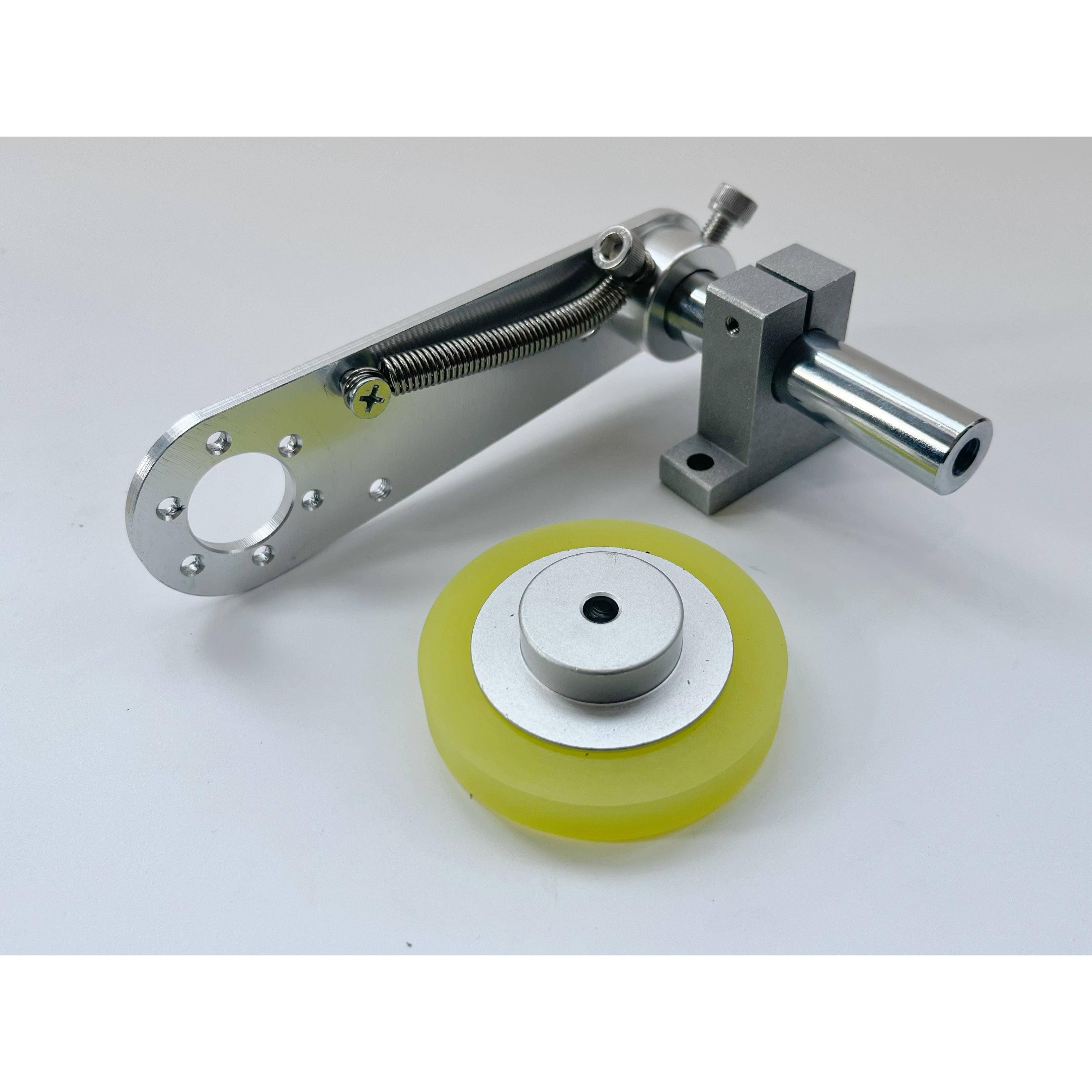 编码器计米轮 测长轮安装支架 聚氨酯轮 安装架 周长100mm周长200