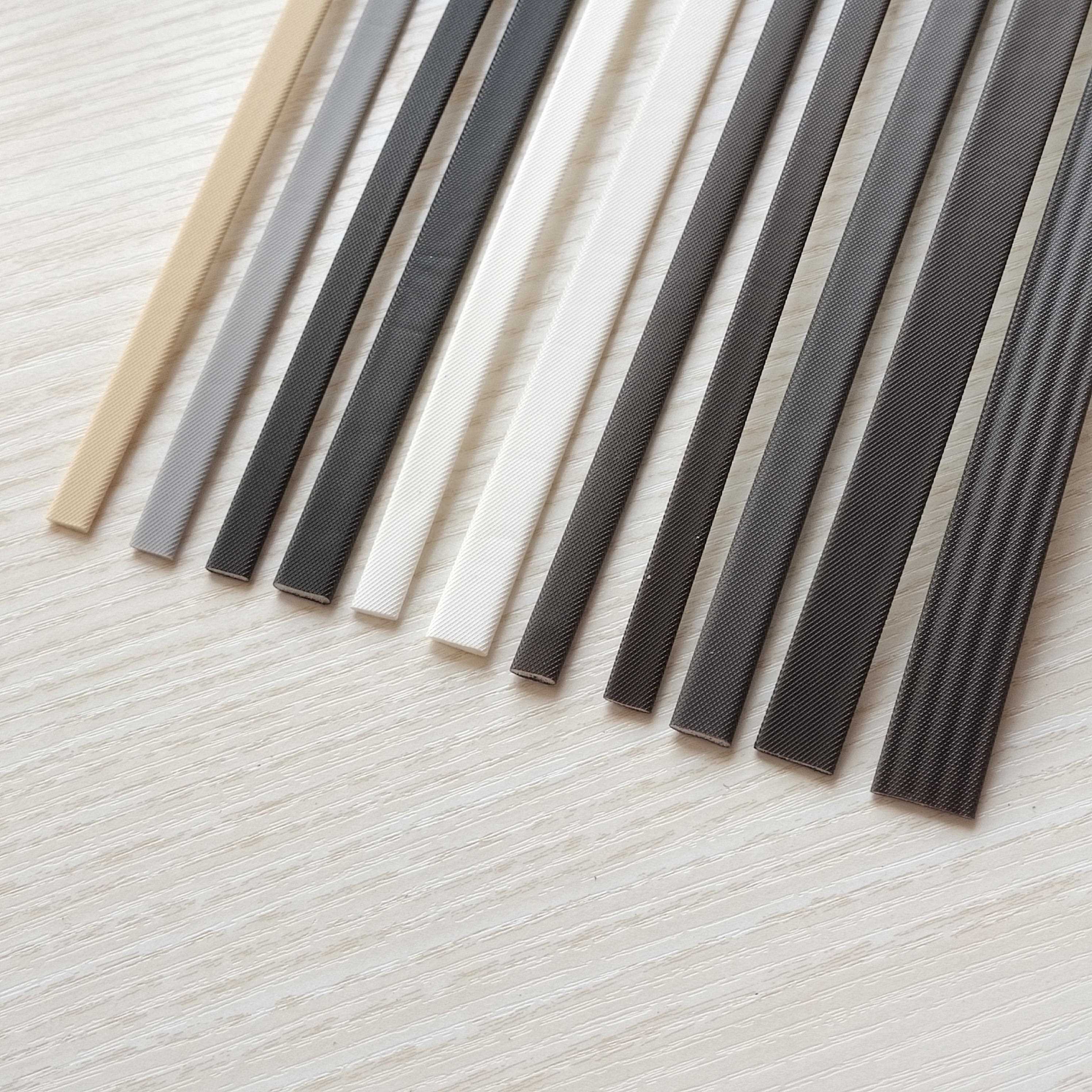 隐形门防撞条门超薄静音密封条Pu海绵材料黑白黄门窗专用