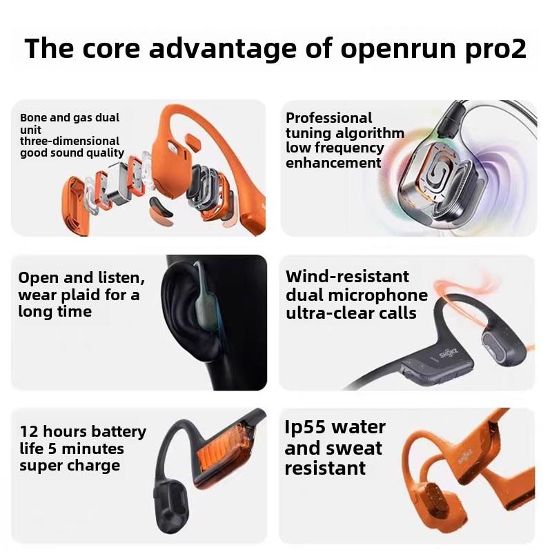 Shokz韶音OpenRun Pro 2 S820骨传导运动蓝牙耳机【新品上市】