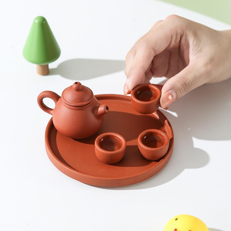 厂家迷你茶具套组儿童整套茶具扮家家酒可出水泡茶迷你茶壶茶杯