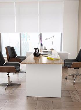 新款会会议椅办99065公椅简约用代升降皮革老现板椅转椅议椅座椅