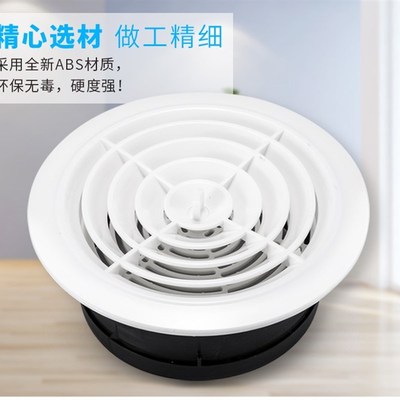 极速通风口换气孔盖子风帽防雨罩pvGc烟囱罩卧室透气管道排烟口排