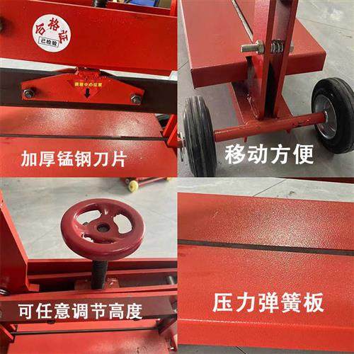 极速透水砖切砖机手动广r场路面渗水砖切割机马路沿人行道面包砖