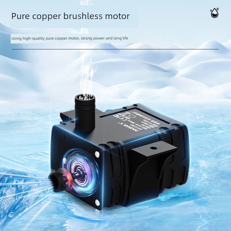 USB直流12V水泵水循环抽水低压潜水泵超静音微型无刷水冷散热