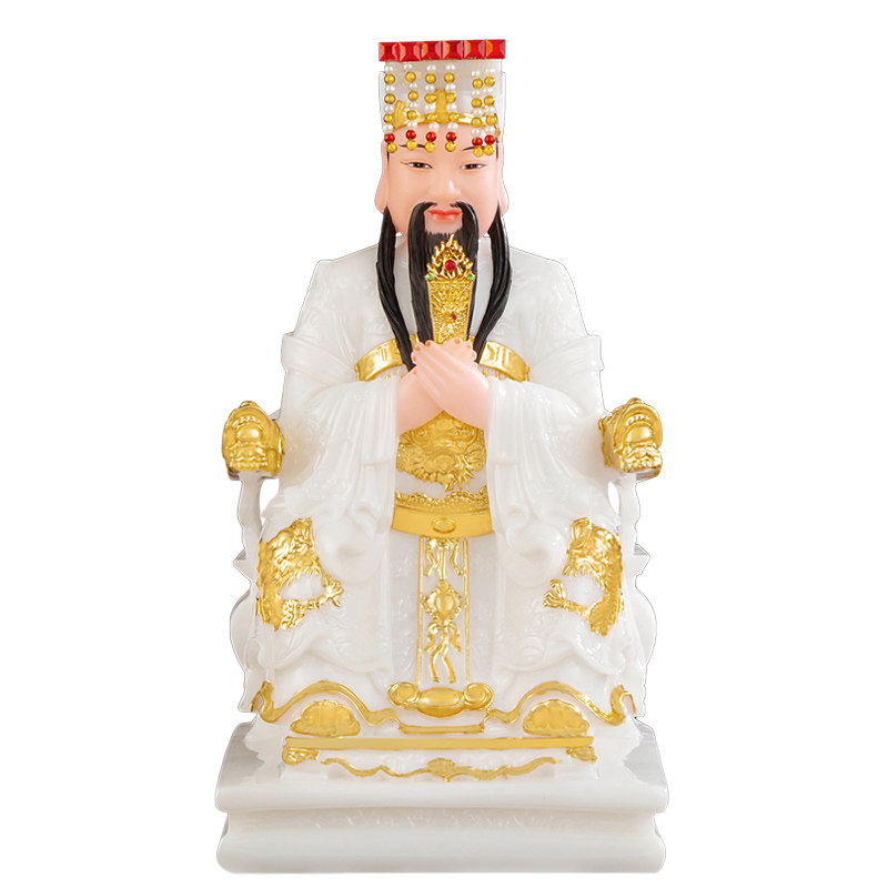 汉白玉玉帝王母神像玉皇大帝王母娘娘家用供奉瑶池金母天公老天爷