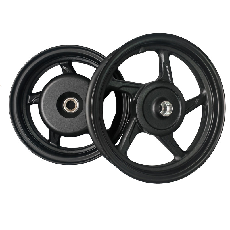 适用HJ125T-52/53/55虎鲨VX125速道VD125踏板摩托车后前轮毂后轮
