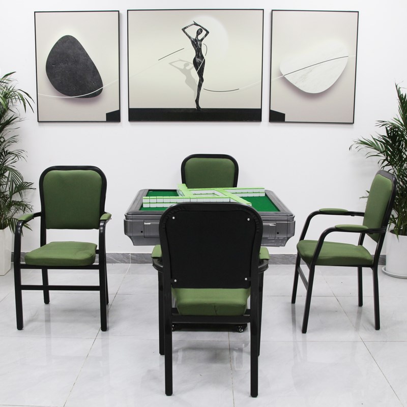 麻将桌椅子加厚凳子靠背棋牌室座椅茶楼宾馆全自动麻将机椅子包邮