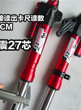 改装摩托车电摩电动车前减震避震鬼火小龟王迅鹰GY6前减震器套餐