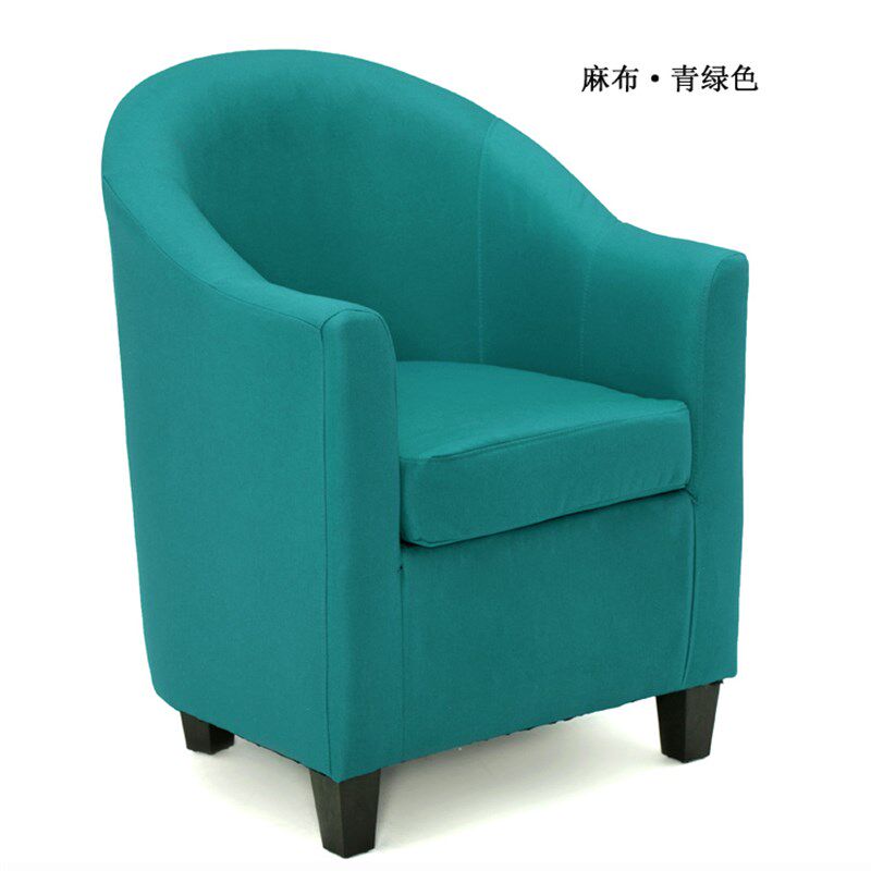 皮质高背单人网i吧咖啡厅电竞电脑沙发家用布艺休闲卡座游戏沙发