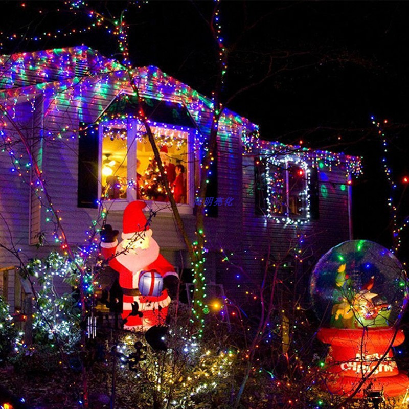 12V LED铜线灯彩灯闪灯串灯银线灯串少女心M婚庆星星灯装饰5米10