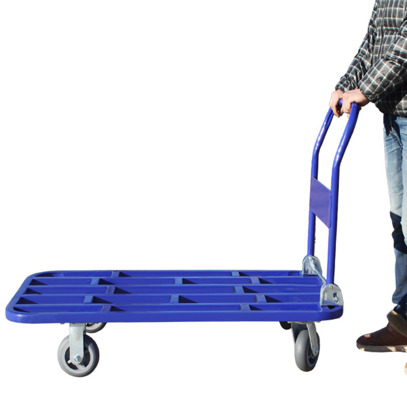 平板车手推车搬运车拉车折叠便携搬运车H拖车折叠拉货车小推车拉