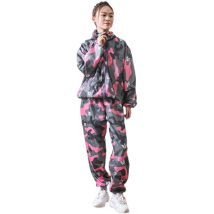 无尘衣服加大防护服耐脏女Z套装 分体防尘工作服静电连帽长款 防尘