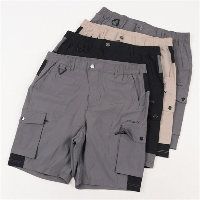 专业户外好货!夏季多口袋工装裤快干大码休闲V短裤五分裤男裤,男装,短裤,淘宝优惠券,粉丝福利购,淘宝优惠卷