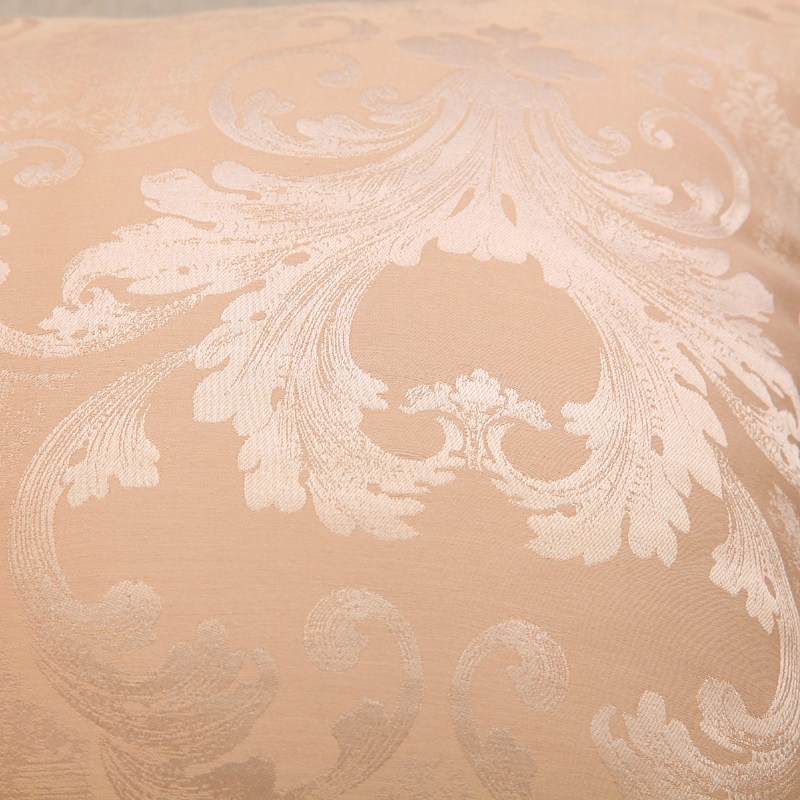 贡缎提花b抱枕套一对包邮 欧式不含芯 丝绵大提花纯棉方枕套靠垫