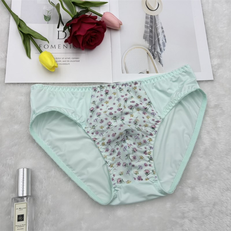 时尚日单新款g男生丝滑弹力小花柔软贴身面料女版男式日常性感内