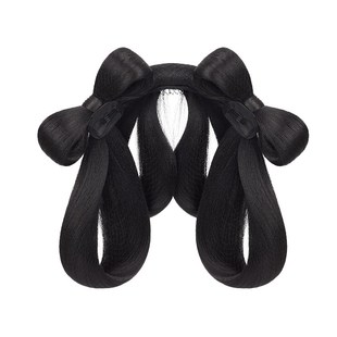 汉服假发一体式懒人软底蝴蝶结C发包日常百搭古风明制全盘发髻