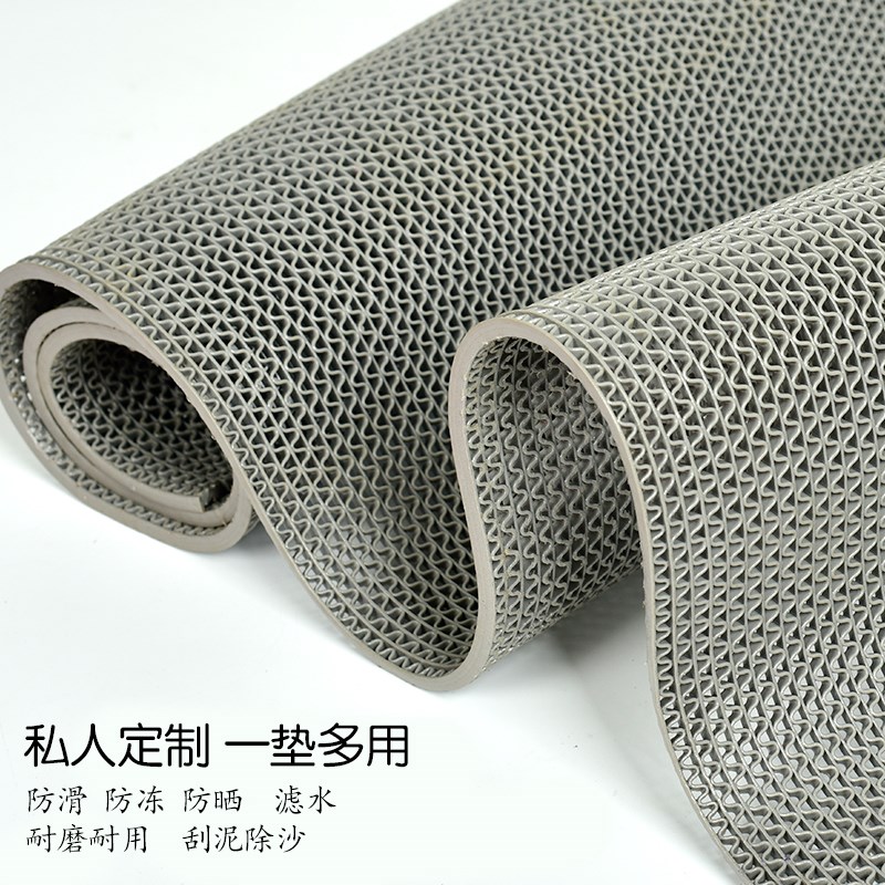 防滑地垫厨房厕所防滑垫浴室户外商用塑料PVCQ镂空防水垫地毯门垫